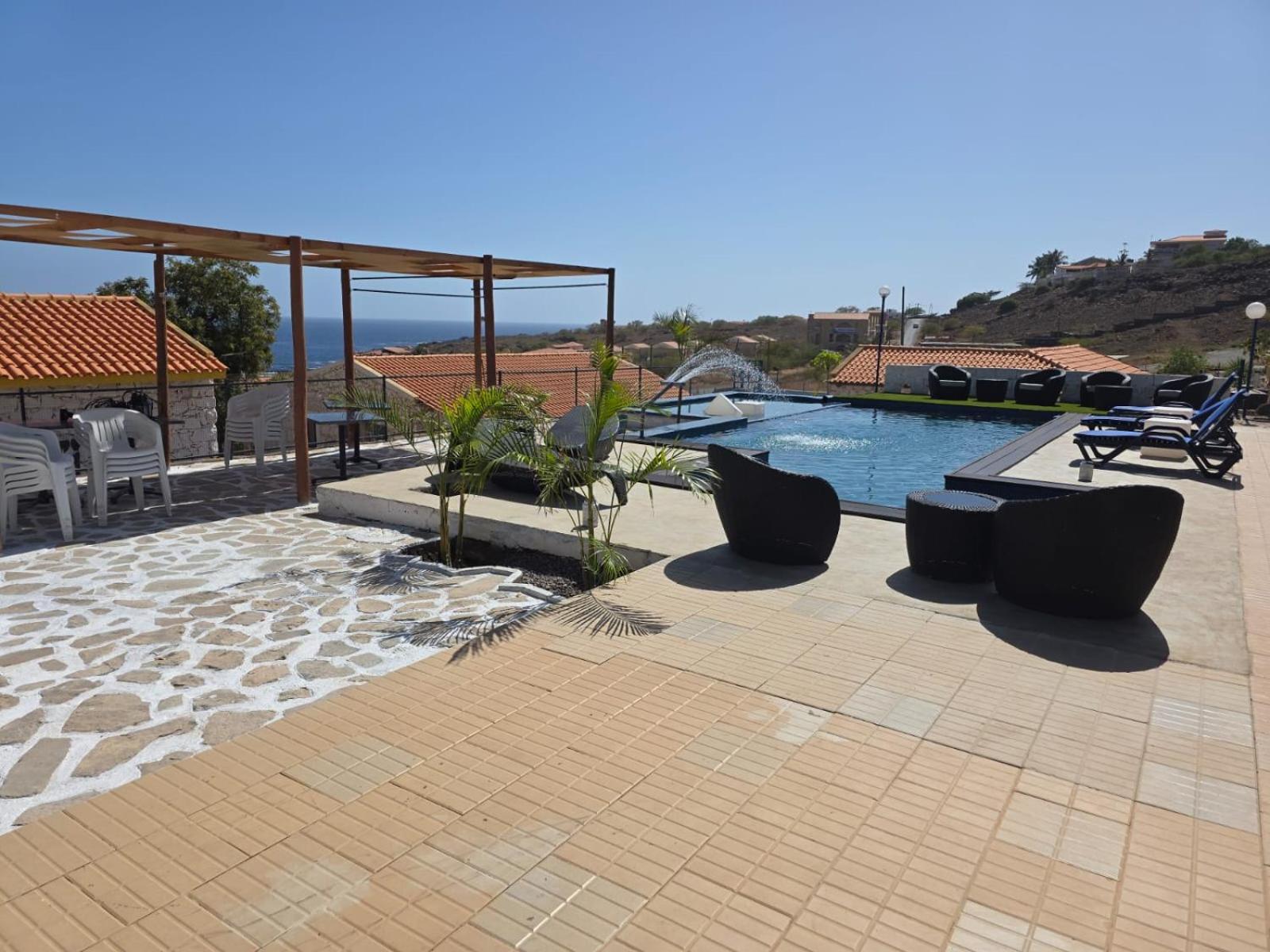 Ferienwohnung Encosta Azul Cidade Velha Exterior foto