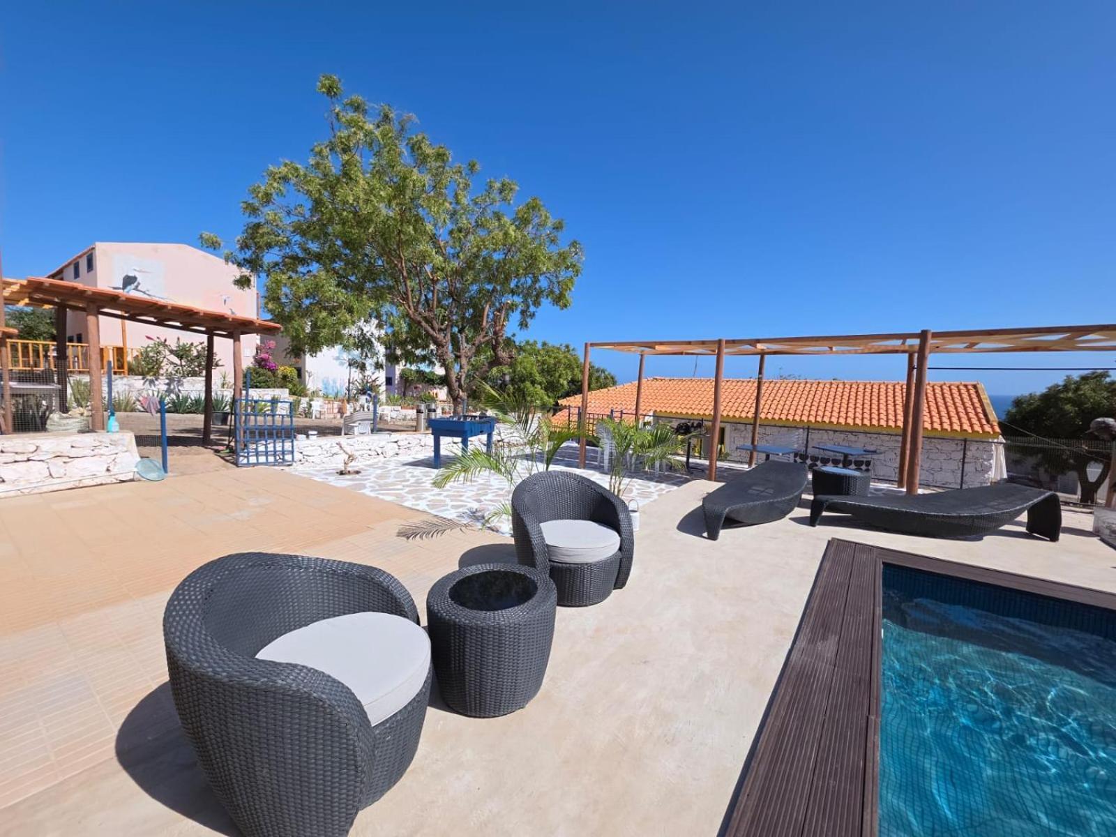 Ferienwohnung Encosta Azul Cidade Velha Exterior foto